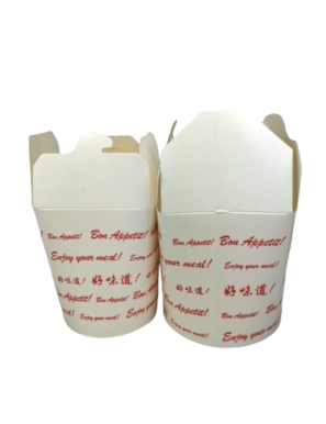 Boîte à emporter en papier kraft 480ml 1000PCS (成发方纸盒)