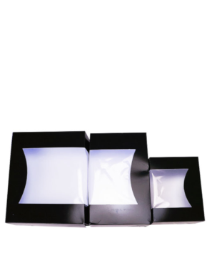 Boîtes à sushis noires en papier NC5 400PCS (寿司外卖黑纸盒NC5)