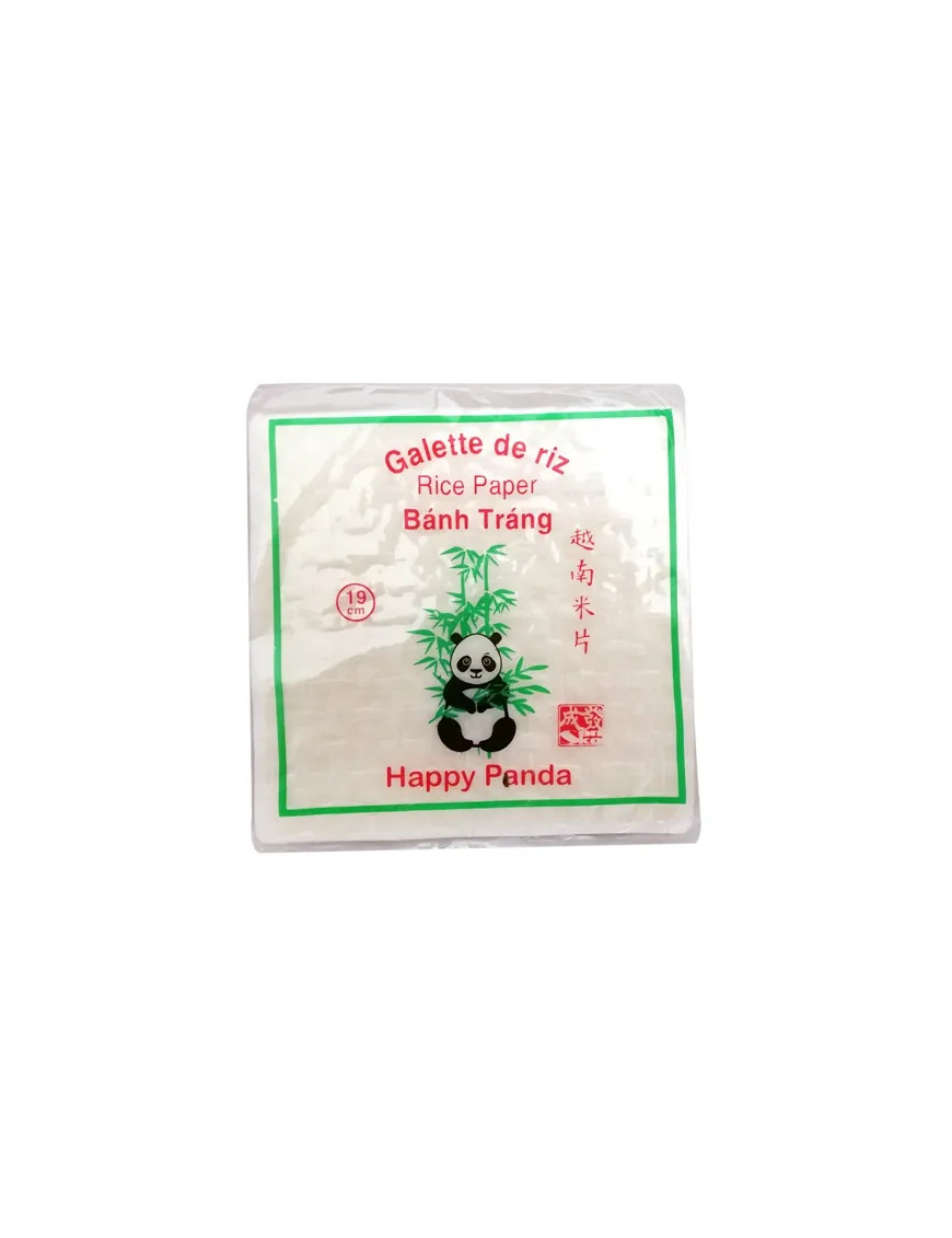 Galettes de riz 19cm HAPPY PANDA 400g (越南米片19CM)