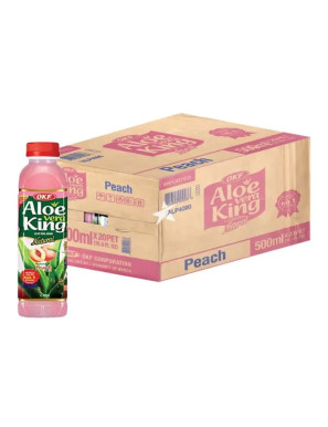 Aloe vera à la pêche OKF 20/500ml (桃子 芦荟水)