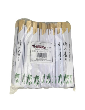 BAGUETTE JAPONAISE BLANCHE 21CM 100 PAIRES SENKO
