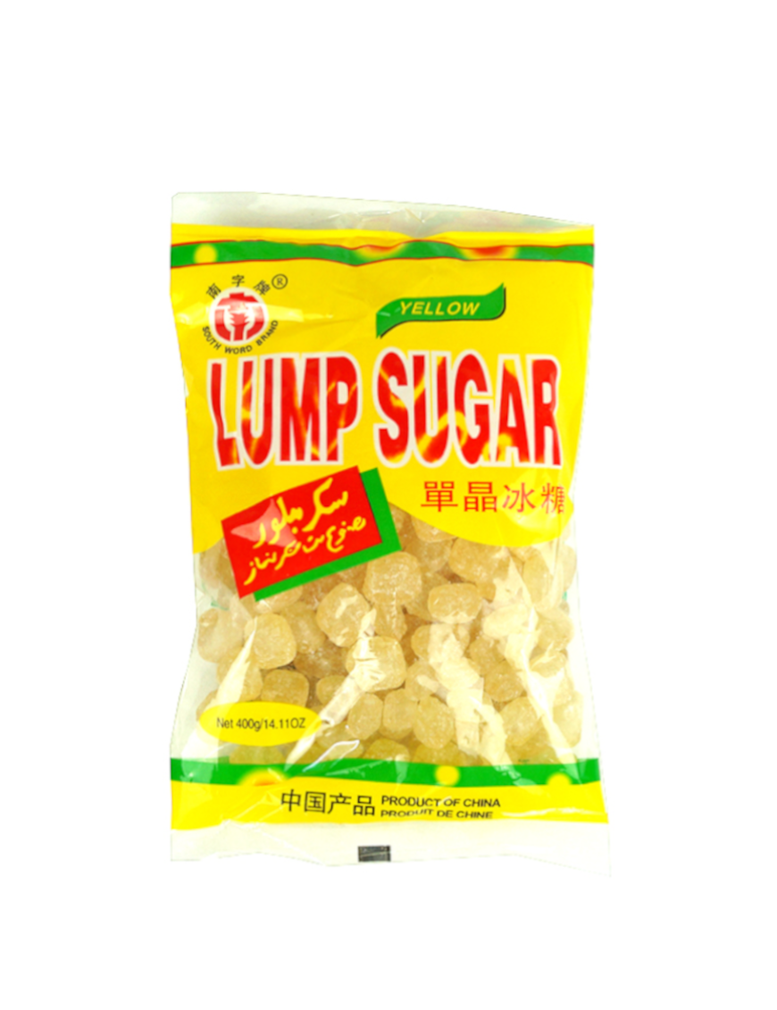 Sucre jaune Lump sugar SOUTH WORD LUMP 400g (黄冰糖)