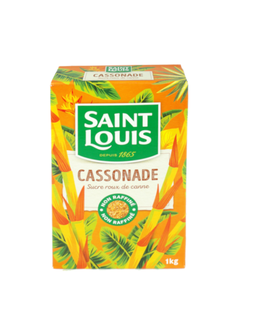 Sucre roux cassonade SAINT LOUIS 1kg (红糖)