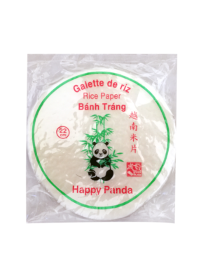 Galettes de riz 22cm HAPPY PANDA 400g (越南米片直径22CM)