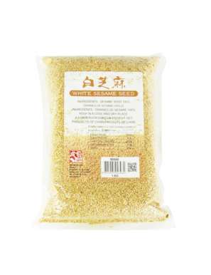 Graines de sésame blanc grillées 1kg (成发烤白芝麻(熟))